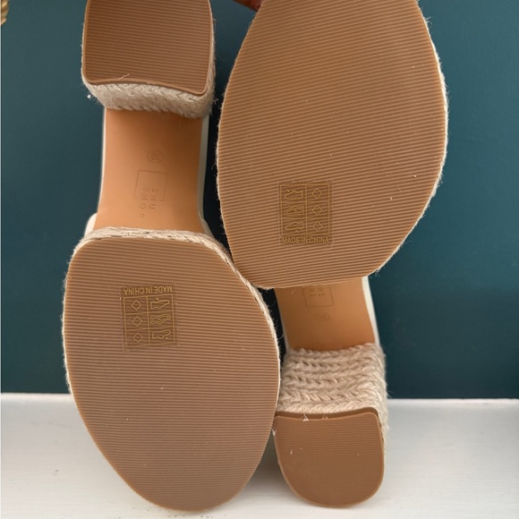 ShuShop Women's Tan Platform Heels 10 - Picture 3 of 5